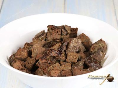 Boiled beef lung