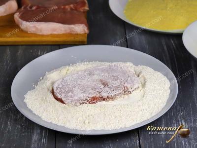 Pork in flour