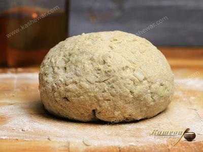 Onion bread dough