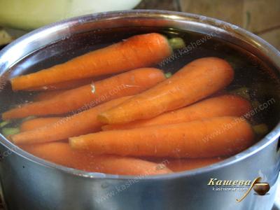 Cooking carrots