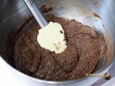 Chocolate pudding dough
