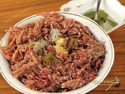 Minced salted beef neck