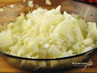 Finely chopped onion