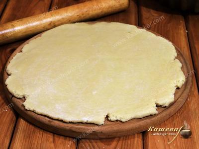 Dough layer for tart taten