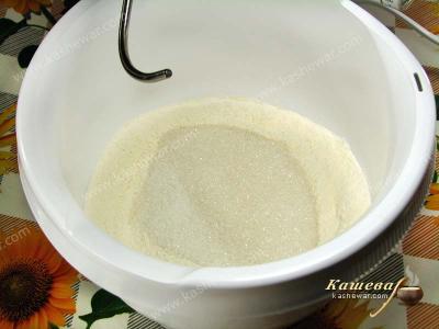 Flour with sugar
