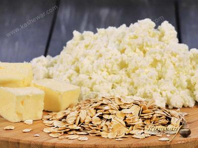 Cottage cheese and oatmeal