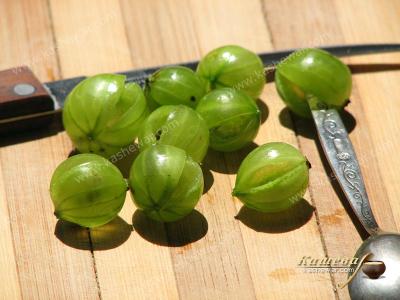 Extracting the seeds from gooseberry berries