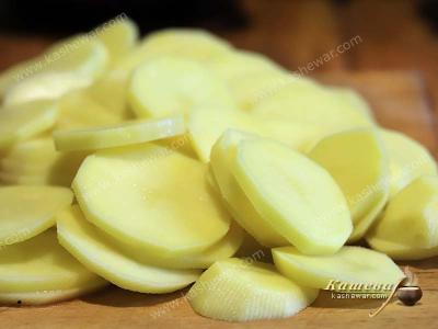 Картофель нарезанный