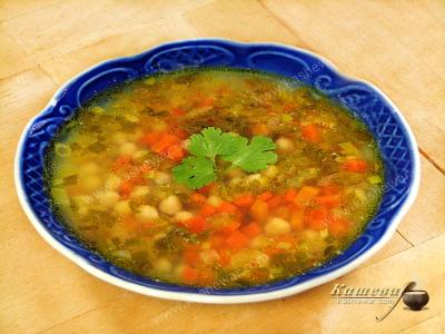 Вегетарианский суп из нута – рецепт с фото, греческая кухня