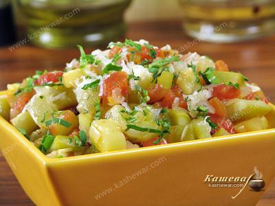 Закуска из кабачков и помидоров - рецепт с фото, украинская кухня