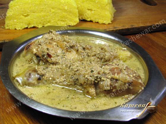 Сациви из курицы – рецепт с фото, грузинская кухня
