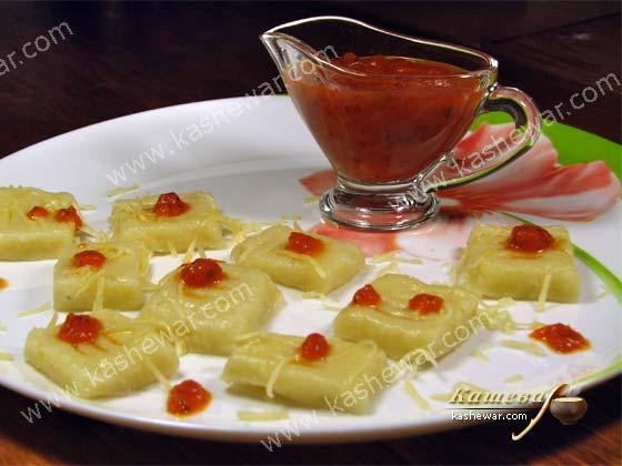 Ньокки картофельные с соусом из помидоров – рецепт с фото, итальянская кухня