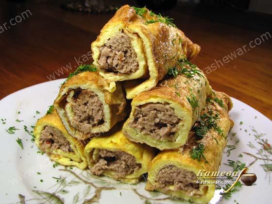 Рулетики «Зарафшан» – рецепт с фото, узбекская кухня