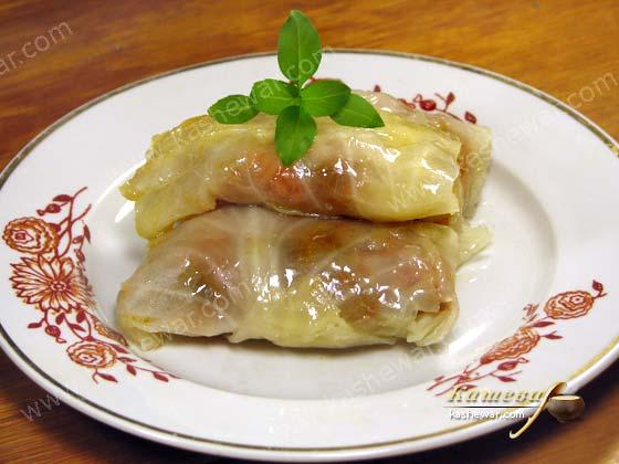 Голубцы с грибами и луком – рецепт с фото, болгарская кухня