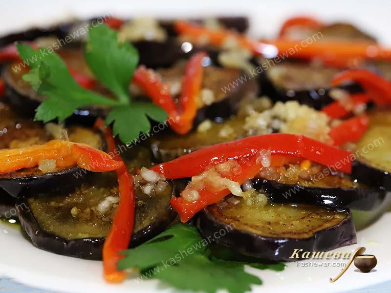 Eggplant with Red Pepper – recipe with photo, Mexican cuisine