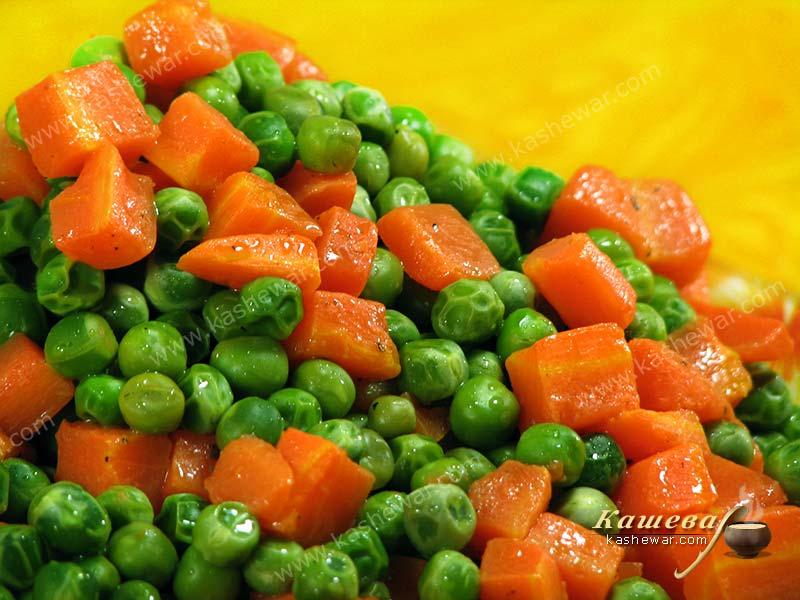Carrot and Pea Salad – recipe with photo, Moroccan cuisine