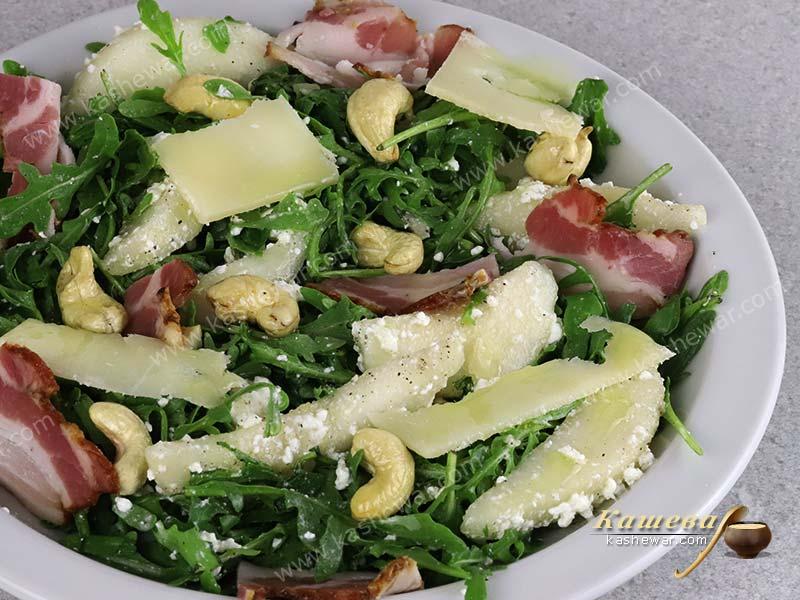 Salad of Pear, Ricotta and Arugula – recipe with photo, italian cuisine