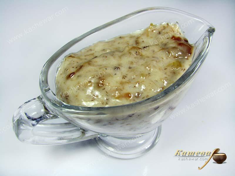 Сливочно-грибной соус – рецепт с фото, соусы