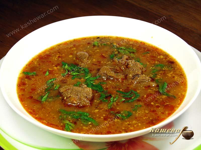 Meat Soup with Aromatic Spices (Kharcho) – recipe with photo, Georgian cuisine