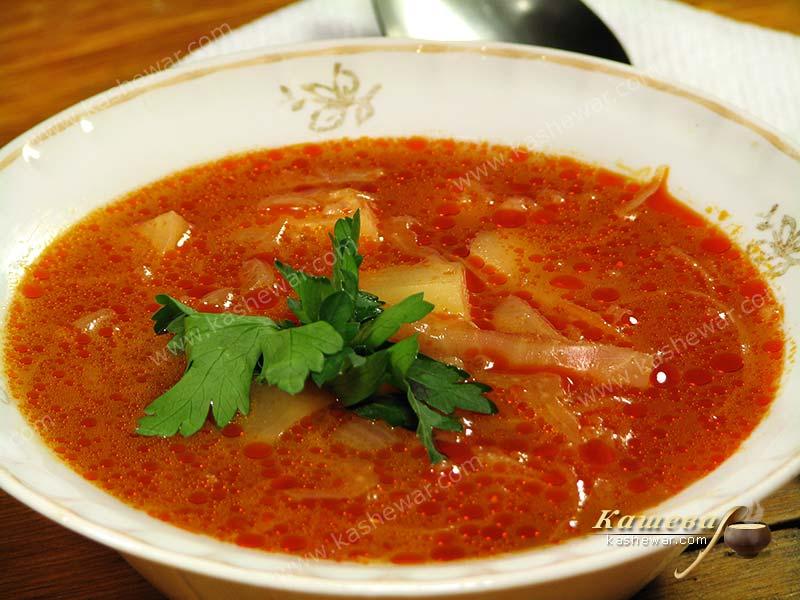 Vegetable Soup with Wheat Groats "Krchik" – recipe with photo, armenian cuisine